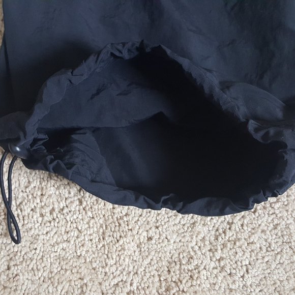 ZUMBA black drawstring pants nylon side back pockets X Large XL cargo athletic - Picture 9 of 12